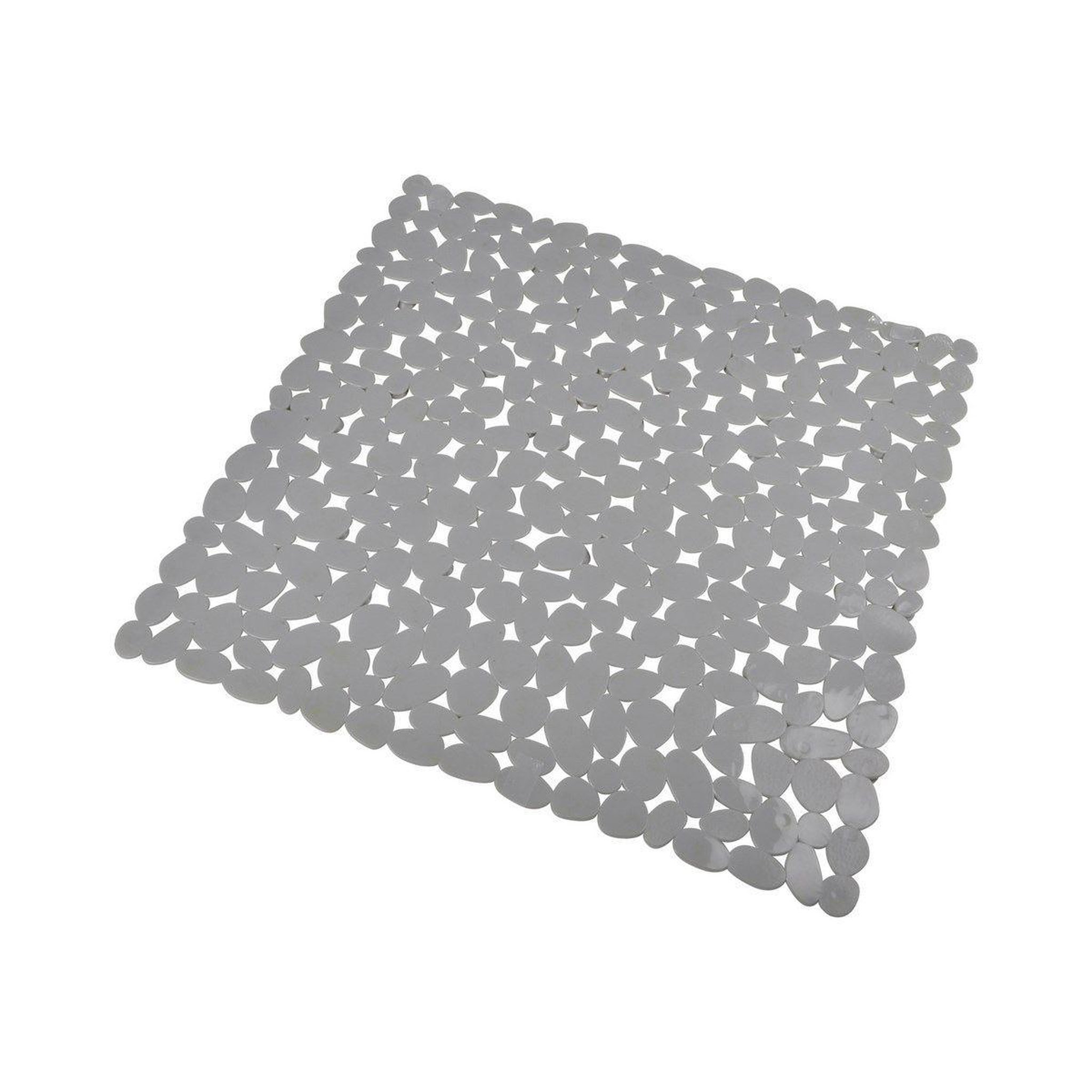 Douceur d'Intérieur Fond de douche galets  vitamine ii  52x52cm gris clair