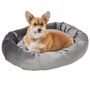 Voir la diapositive 1 : PAWHUT PawHut Lit pour chien chat panier pour chien orthopédique rembourrage coton PP housse lavable amovible gris
