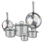 ELO Ensemble de 2 Poêles de cuisson 24 et 32 cm et 4 faitouts 14, 16, 20 et 26 cm Elo Profi Citrin