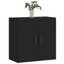Voir la diapositive 4 : VIDAXL Armoire murale noir 60x31x60 cm bois d ingénierie