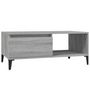 Voir la diapositive 2 : VIDAXL Table basse Sonoma gris 90x50x36,5 cm Bois d'ingenierie