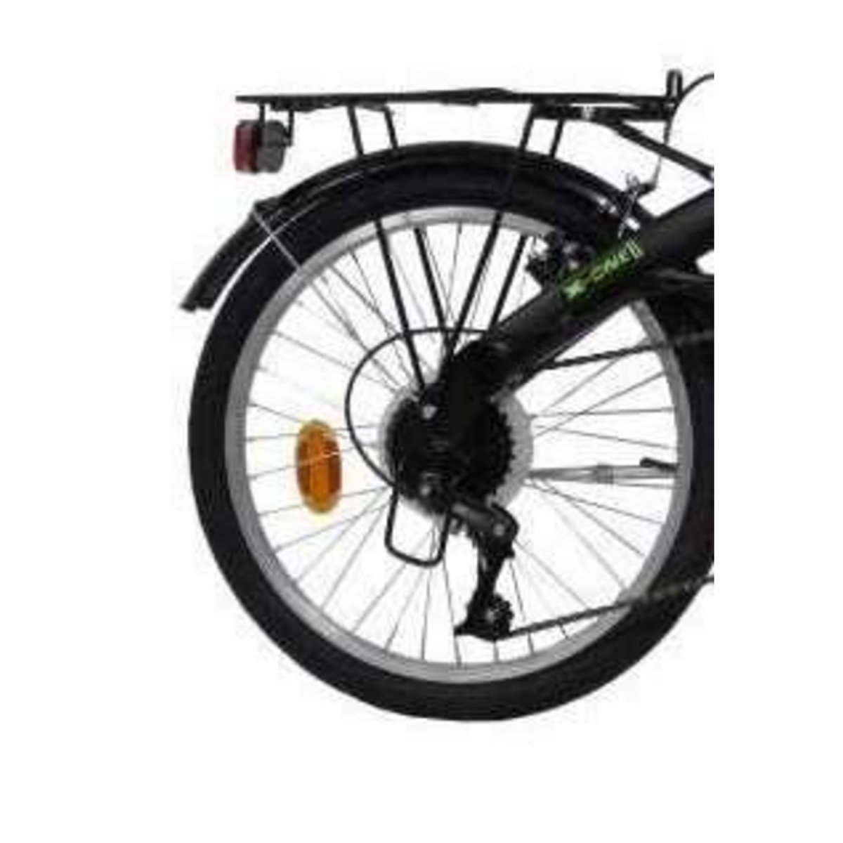 Vélo Pliant - Modèle 20'' Rigide Mixte Acier Pliant  Karma X-one - Fourche rigide - 6 vitesses - Dérailleur Shimano - Freins V-Brake