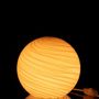 Voir la diapositive 4 : Paris Prix Lampe à Poser Ronde  Dany  20cm Gris