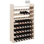Voir la diapositive 4 : VIDAXL Casier à vin avec panneau supérieur bois de pin massif
