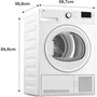 Voir la diapositive 5 : ESSENTIEL B Sèche linge à condensation ESLC8D5