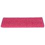 Voir la diapositive 3 : VIDAXL Tapis d'escalier 30 pcs 65x21x4 cm rose