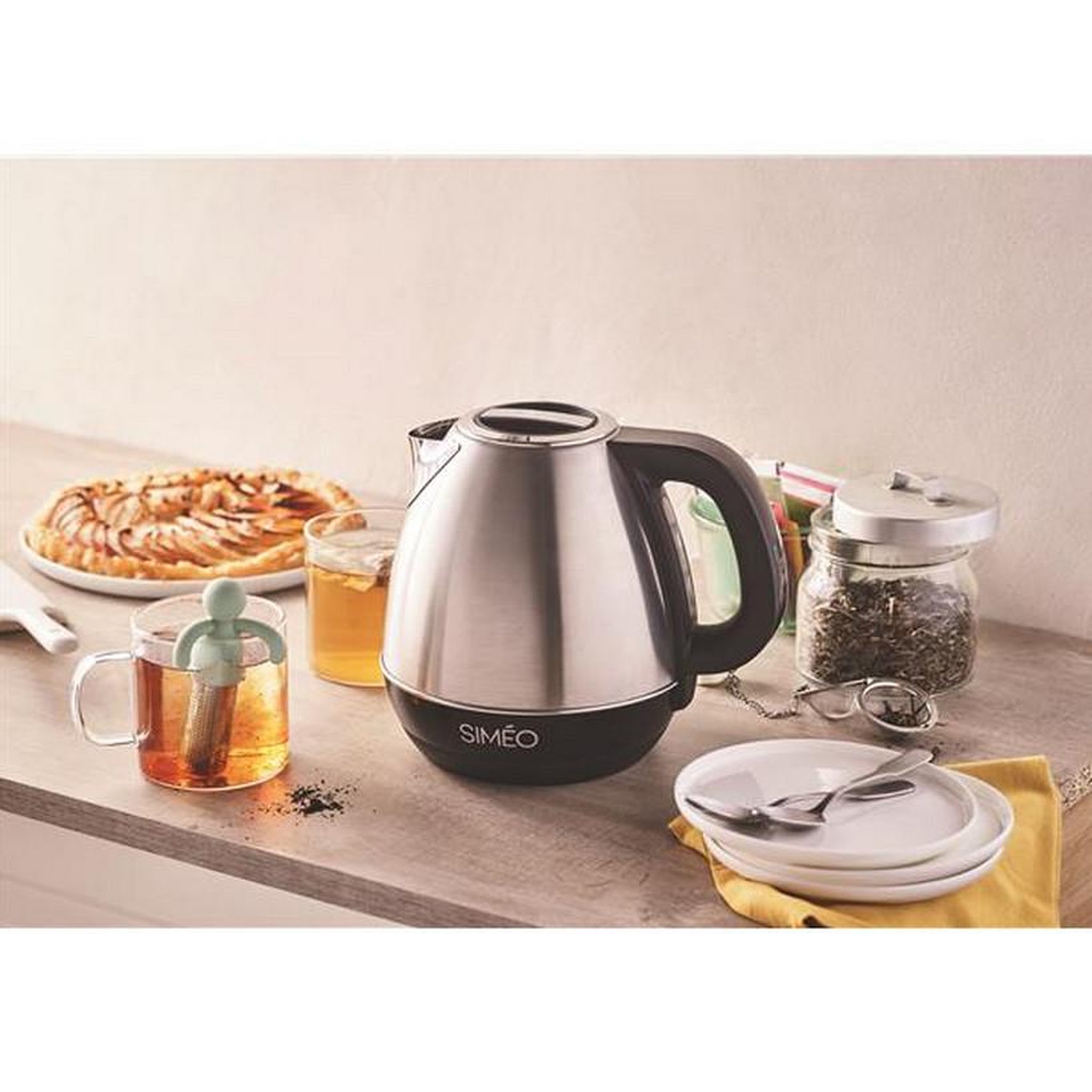 Voir la diapositive 3 : Simeo Bouilloire 1.2l 2200w température réglable - bvi172
