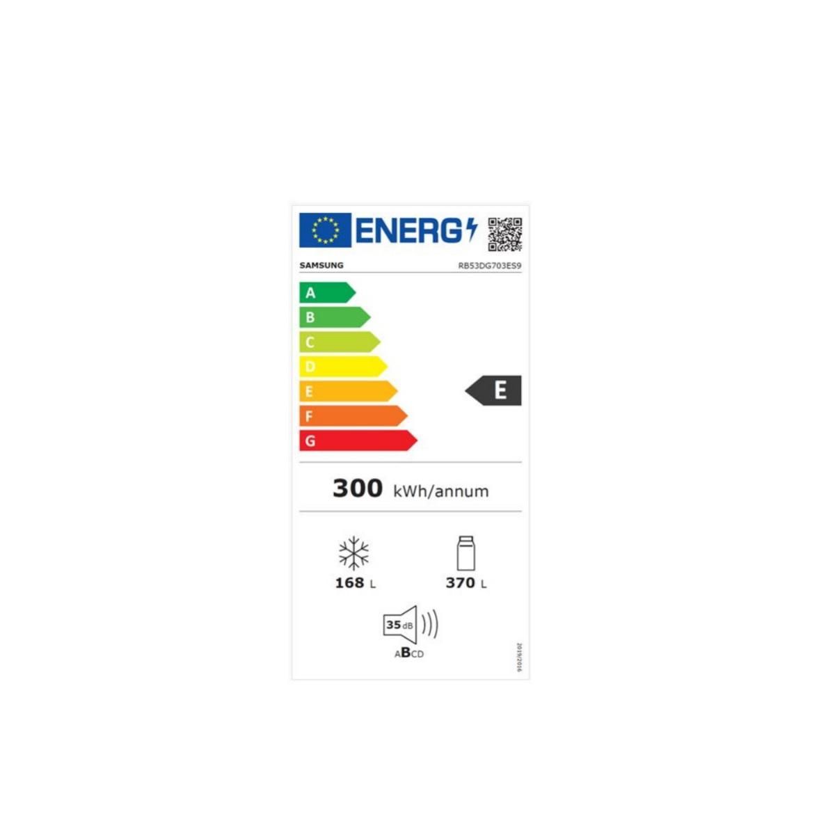 Samsung Réfrigérateur combiné 75cm 538l no frost - RB53DG703ES9