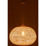 Voir la diapositive 3 : Paris Prix Lampe Suspension en Métal  Torsade  55cm Blanc