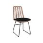 Voir la diapositive 3 : LISA DESIGN Forenza - lot de 4 chaises - effet rotin - coloris bois et noir