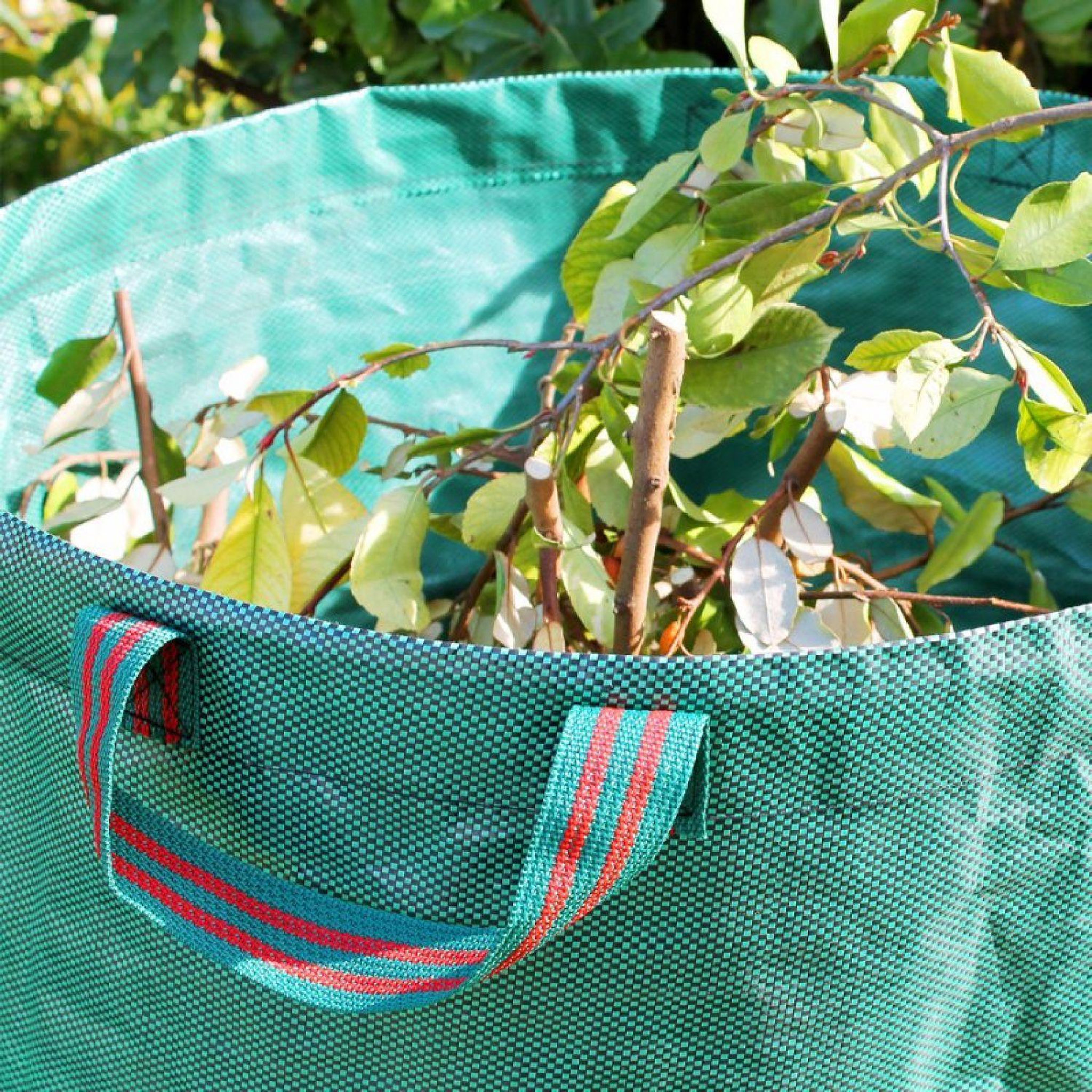 Voir la diapositive 5 : LINXOR Lot de 3 sacs de déchets 500L en PP 150g/m² autoportants