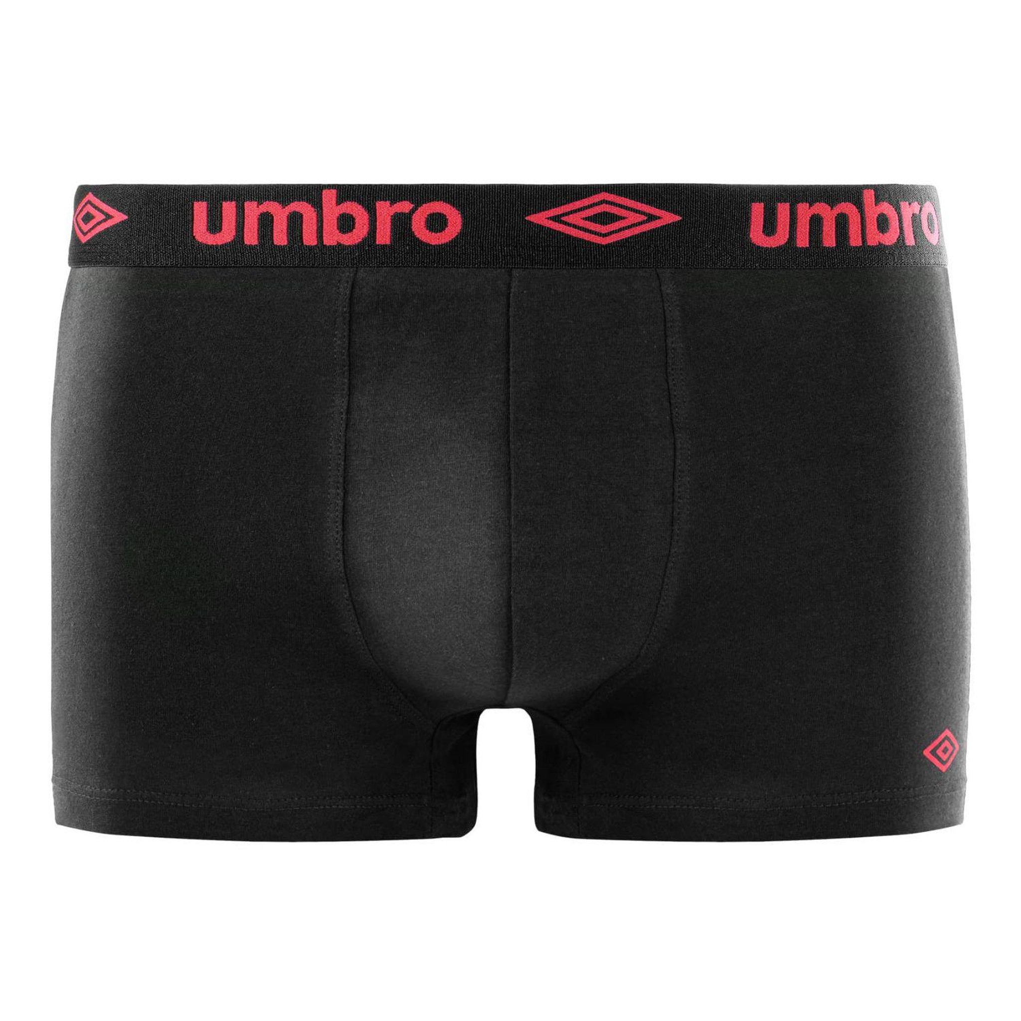 Voir la diapositive 6 : UMBRO Lot de 4 Boxers coton homme uni