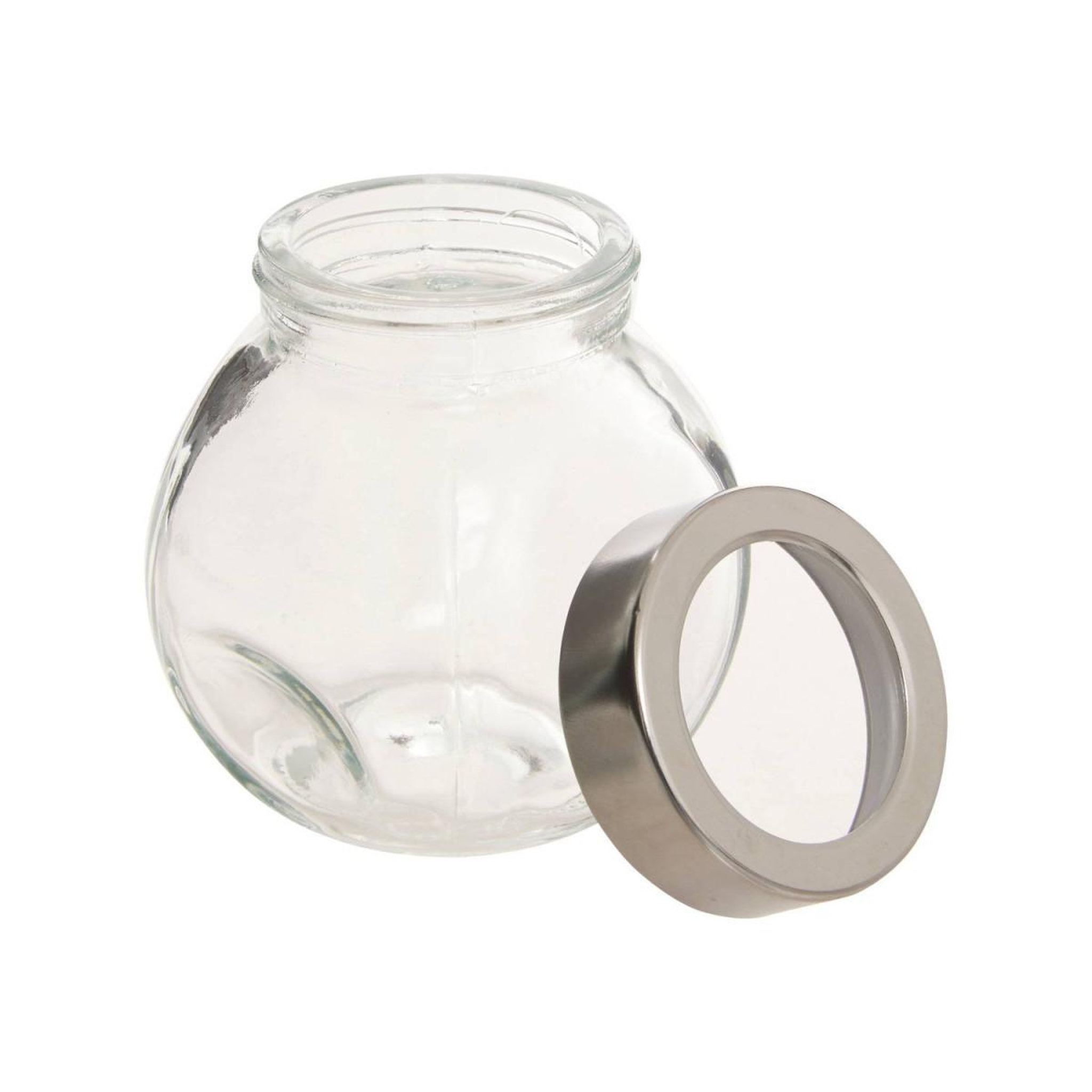 Voir la diapositive 2 : FIVE Lot de 3 bocaux à épices  miro  8cm transparent
