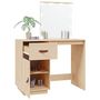 Voir la diapositive 5 : VIDAXL Coiffeuse avec LED 95x50x133,5 cm Bois de pin massif