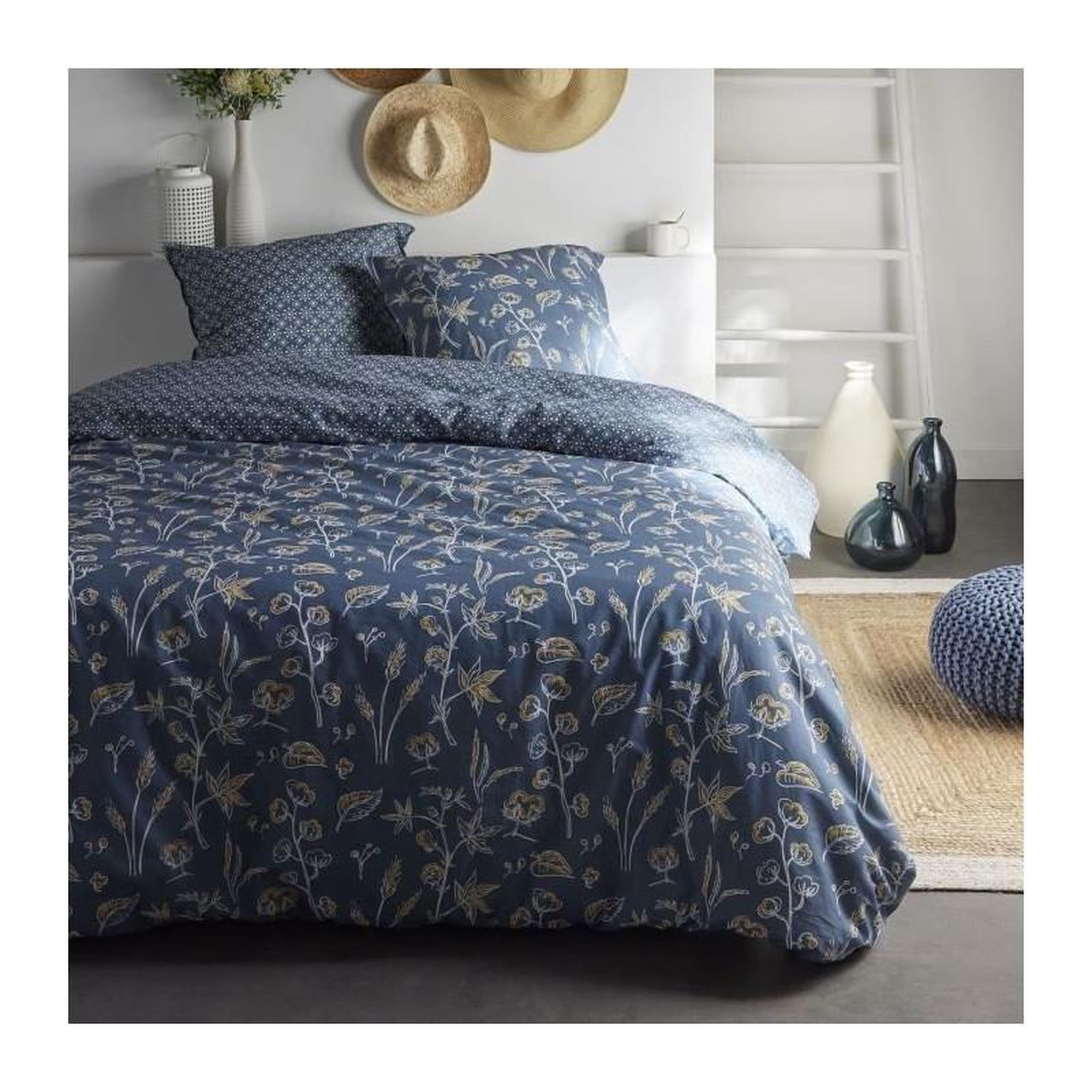 Voir la diapositive 1 : Today Parure de lit - TODAY - Sunshine - 123009 - 2 personnes - 240x260cm - Coton - Imprimé 15.21