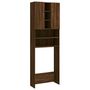 Voir la diapositive 2 : VIDAXL Meuble pour machine a laver Chene marron 64x25,5x190 cm