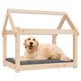 Voir la diapositive 4 : VIDAXL Lit pour chien 81x60x70 cm Bois de pin solide