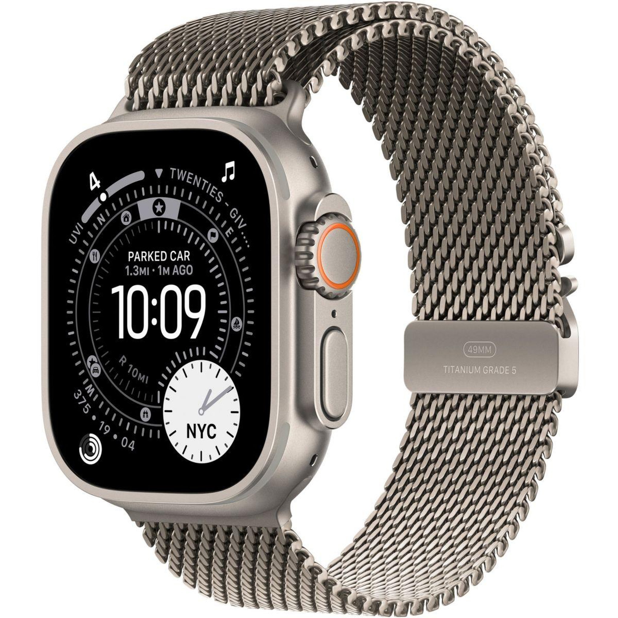 APPLE Montre connectée 49mm Tit Naturel Milanais Ultra 3 L Cellular