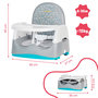 Voir la diapositive 6 : BADABULLE Rehausseur de chaise Confort Home & Go - Grey