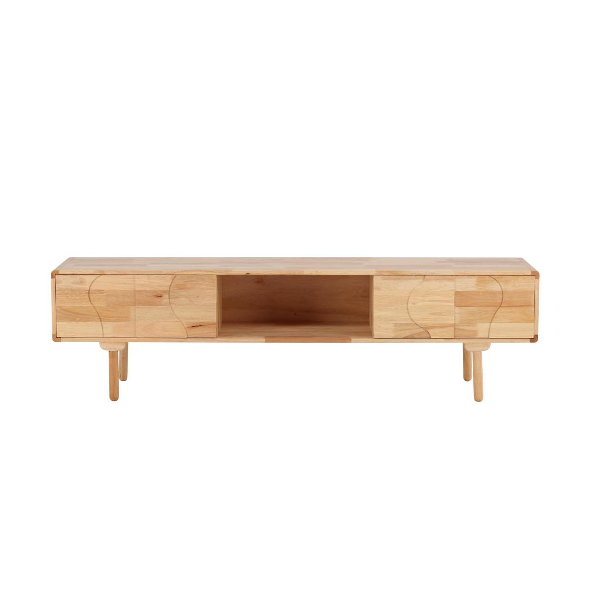 Voir la diapositive 2 : Paris Prix Meuble tv en bois  skärhamn  200cm naturel