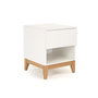 Voir la diapositive 3 : Paris Prix Table de Chevet Design  Blanco  55cm Blanc