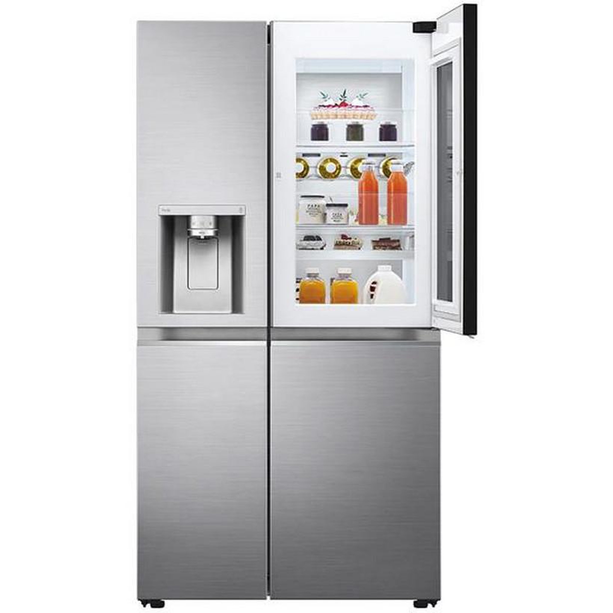 Voir la diapositive 3 : LG Réfrigérateur américain 91cm 635l no frost - gsxv90pzae