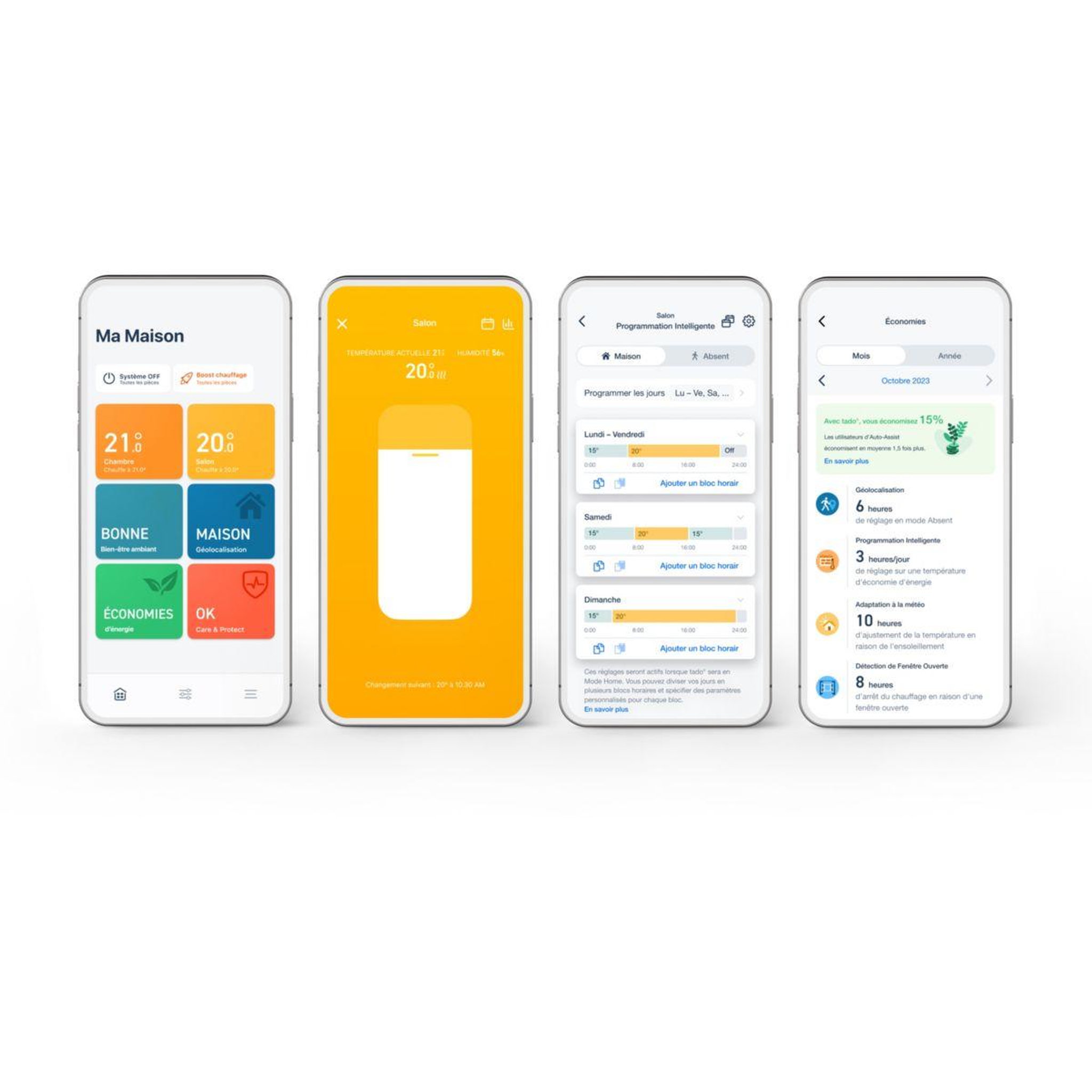 Voir la diapositive 4 : Tado Thermostat connecté sonde de temperature sans fil x