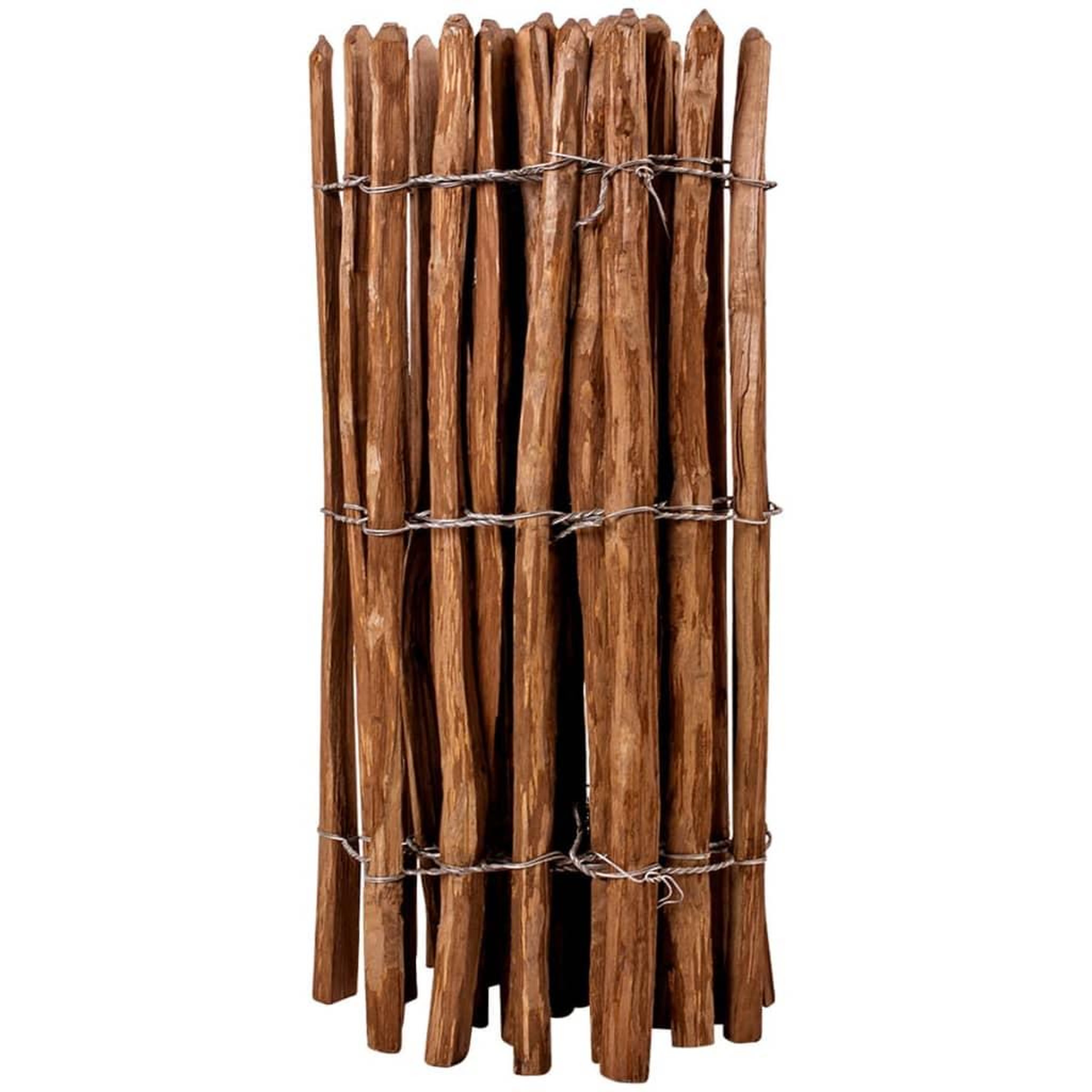 Voir la diapositive 2 : VIDAXL Cloture a piquets Bois de noisetier 90x500 cm