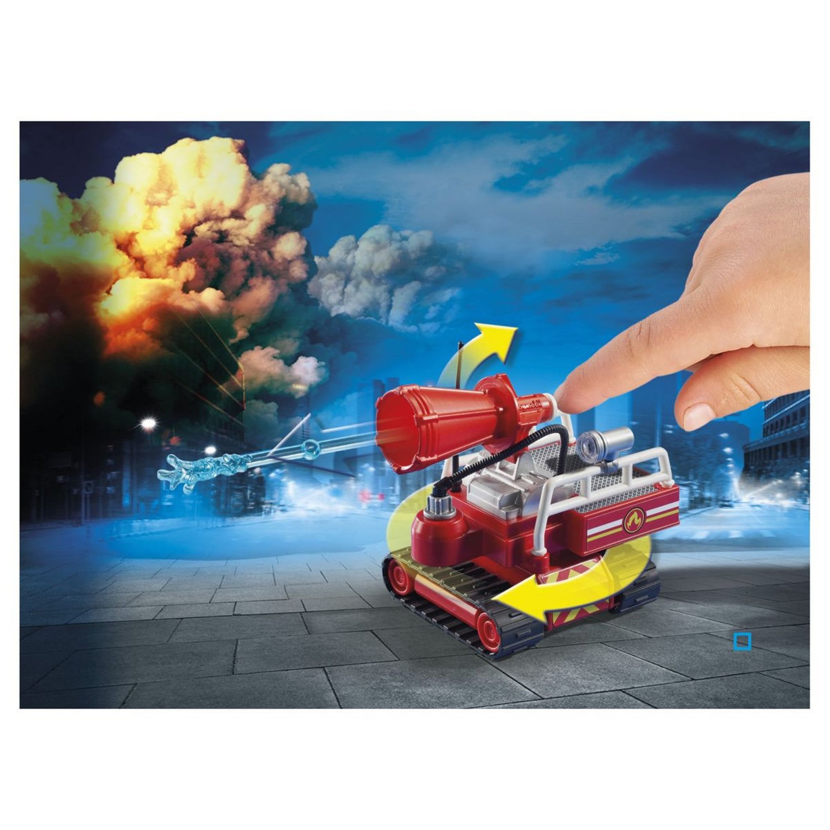PLAYMOBIL 9467 - City Action - Pompier avec robot d'intervention