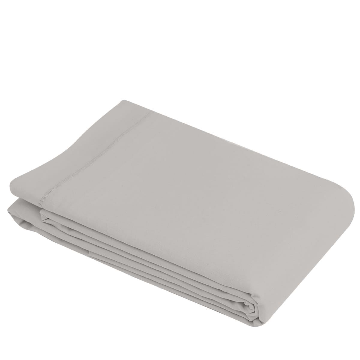 ACTUEL Drap plat uni en coton 