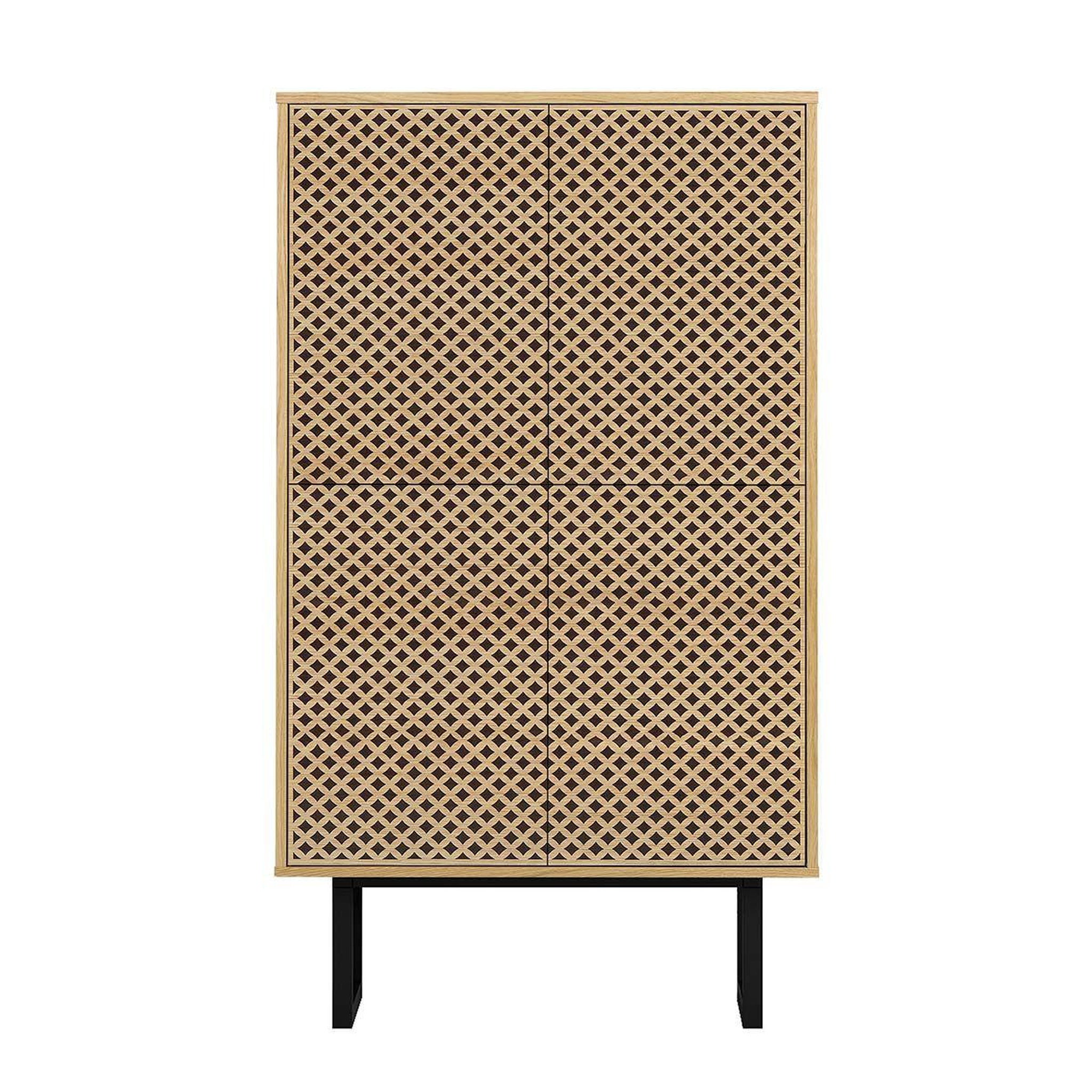 Paris Prix Commode en bois diamant  camden  140cm naturel