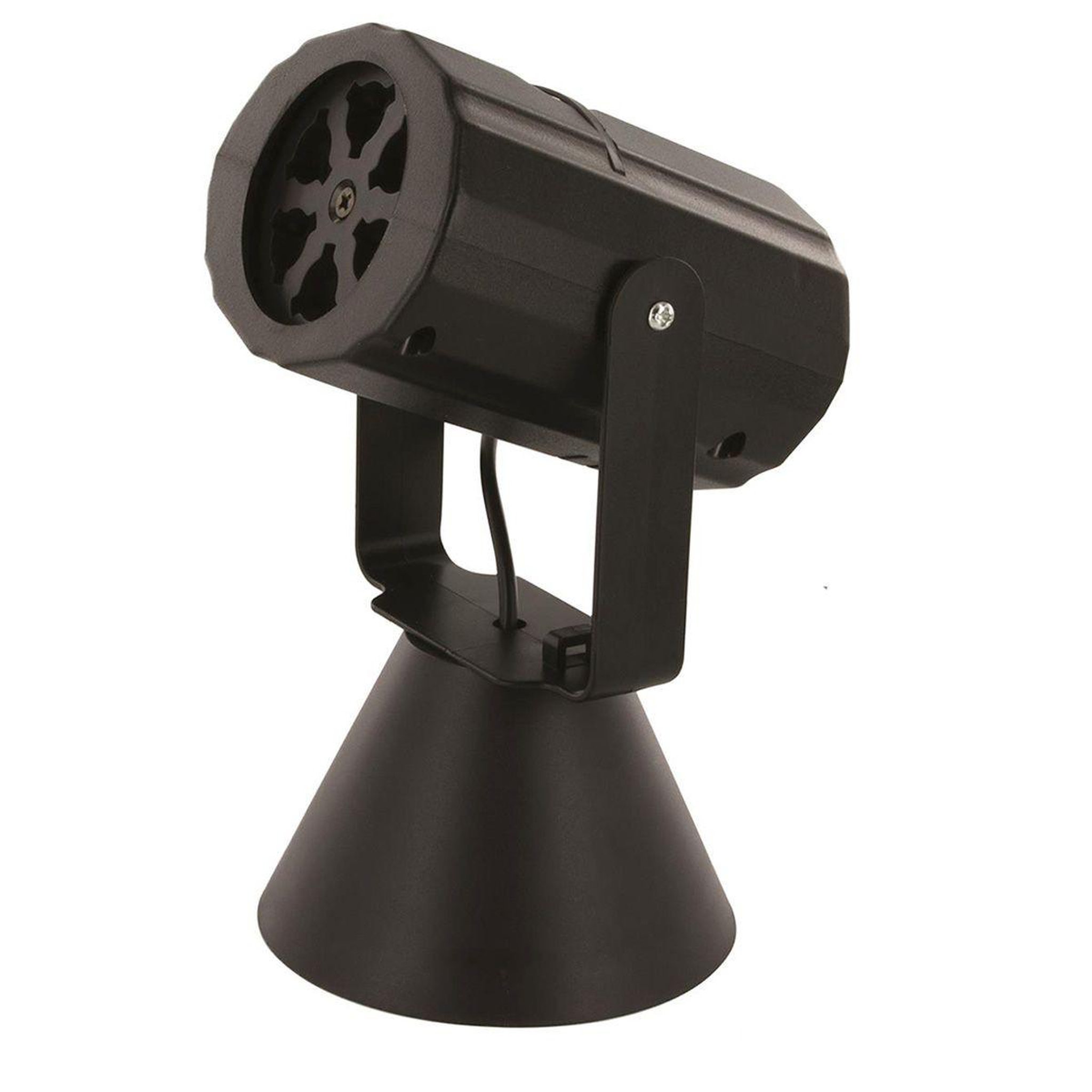 PARTY TIME Projecteur à led design  4 disques  16cm noir