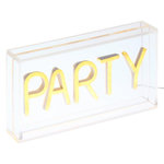 ATMOSPHERA Lampe Néon LED à Poser  Party  23cm Jaune