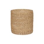 LISA DESIGN Jenna - pouf - en jute naturelle. Coloris disponibles : Beige
