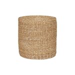 LISA DESIGN Jenna - pouf - en jute naturelle. Coloris disponibles : Beige