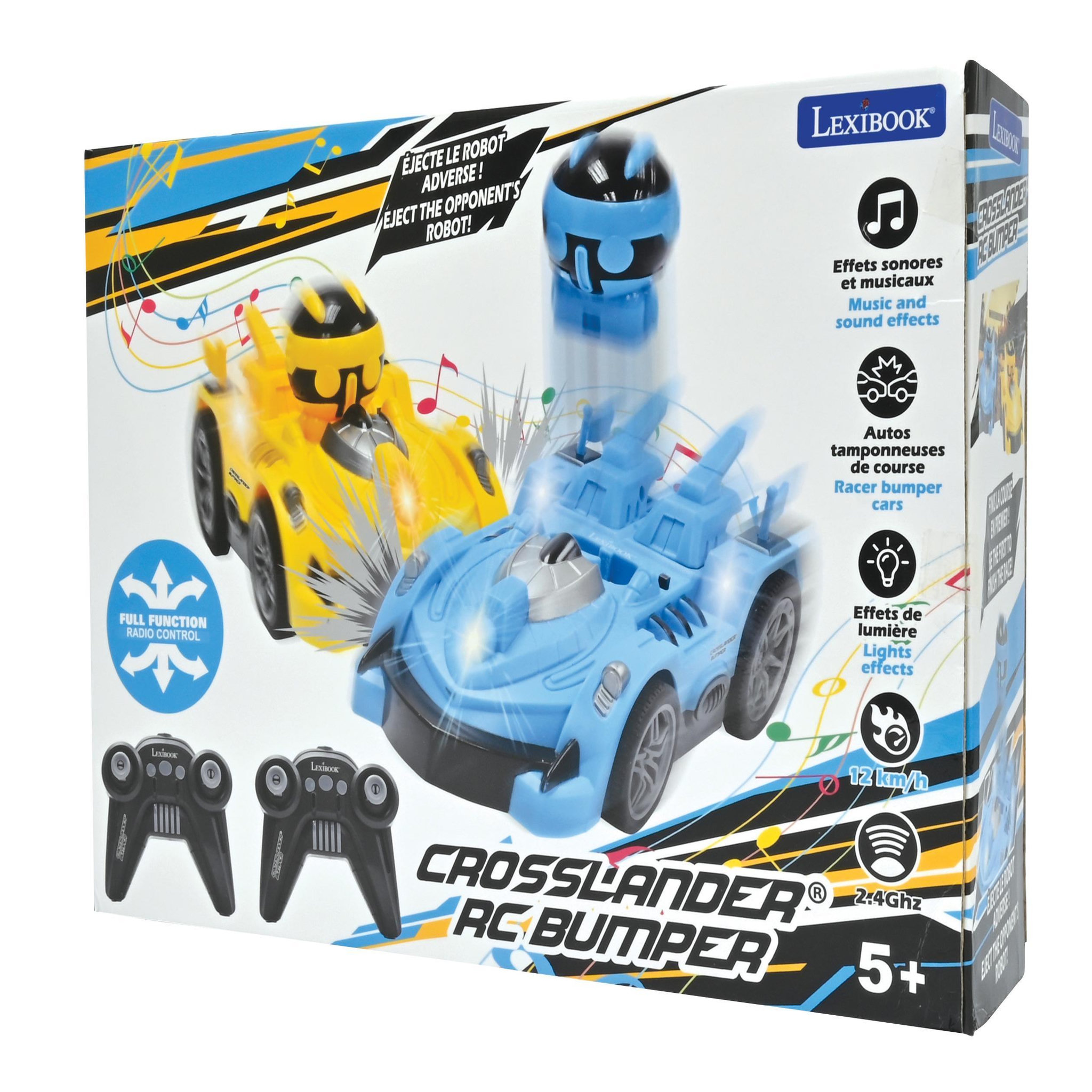 Voir la diapositive 2 : Lexibook Crosslander BUMPER – Set 2 voitures Bumper avec 2 figurines amovibles