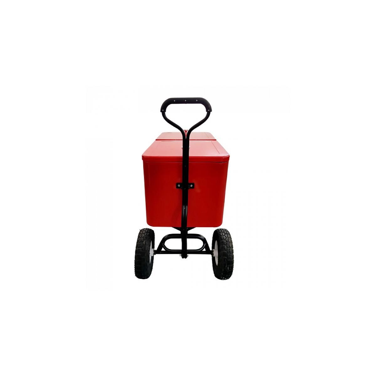 Axi House AXI Chariot de plage Beachwagon Cooler rouge