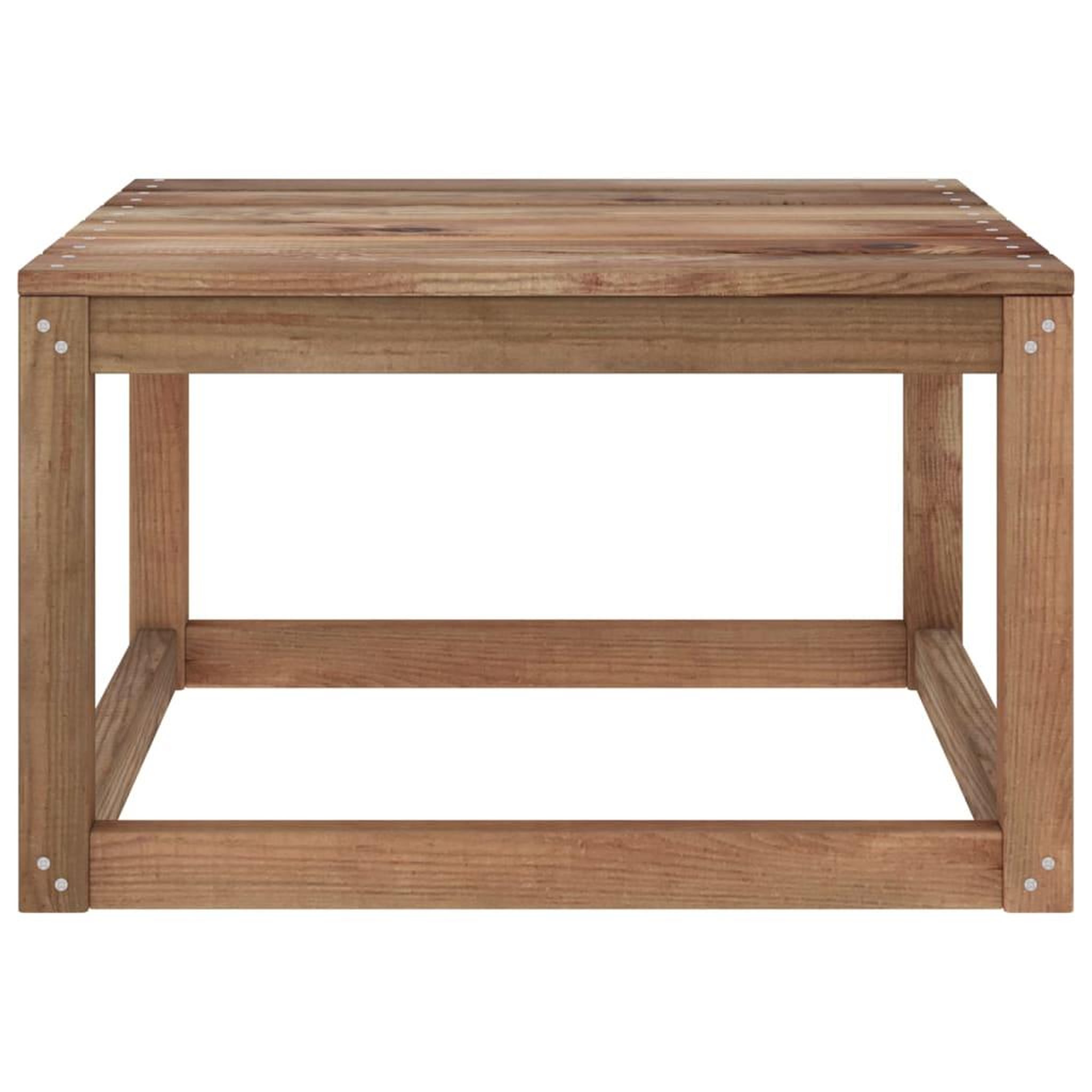 Voir la diapositive 4 : VIDAXL Salon de jardin 2 pcs Marron Bois de pin impregne