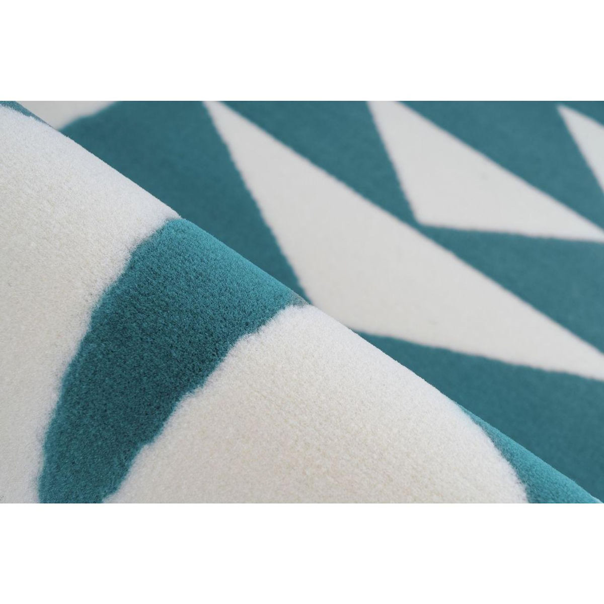 Paris Prix Tapis Rond à Poils Courts  Esperanto IX  Turquoise