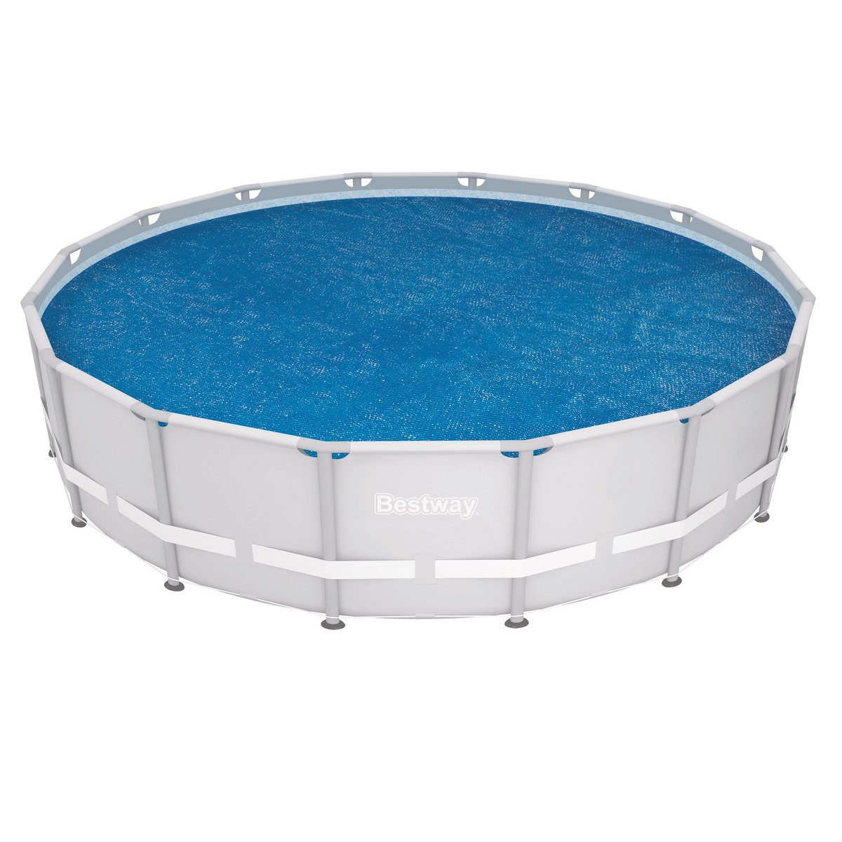 BESTWAY Bâche solaire ronde 462 cm pour piscine ronde de 457 à 488 cm