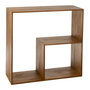 Voir la diapositive 1 : Paris Prix Étagère Murale en Bois  Cub  106cm Marron