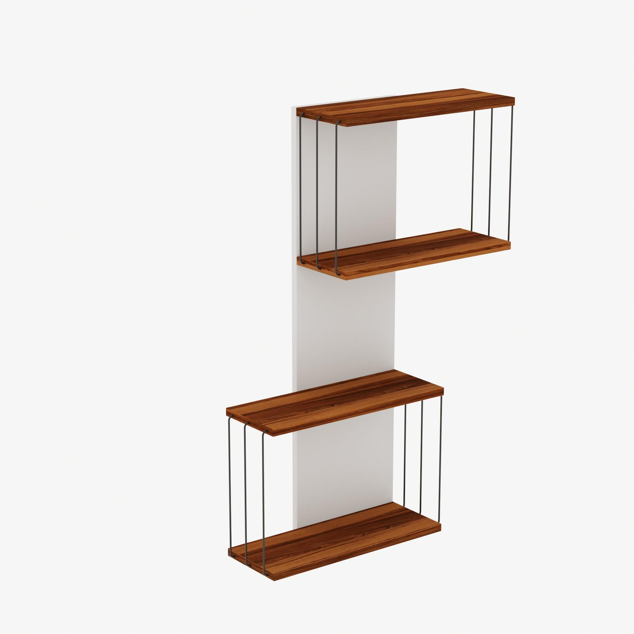 Habitat et Jardin Étagère murale en bois  destan  65 x 19 x 96 cm - pin