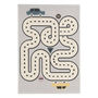 Voir la diapositive 1 : SWEEEK Tapis enfant circuit de voiture gris clair poils ras 120 x 170cm