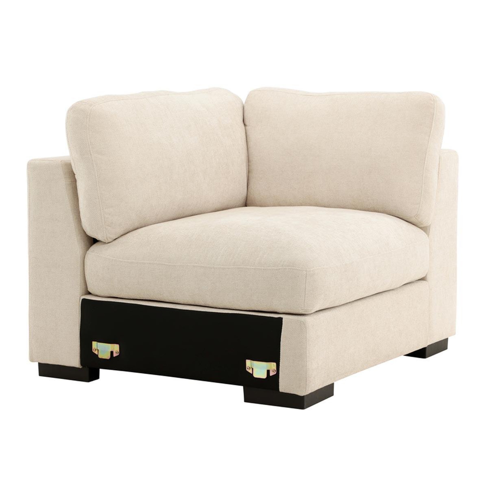 Voir la diapositive 2 : Paris Prix Module canapé d'angle droit  salerno  112cm beige