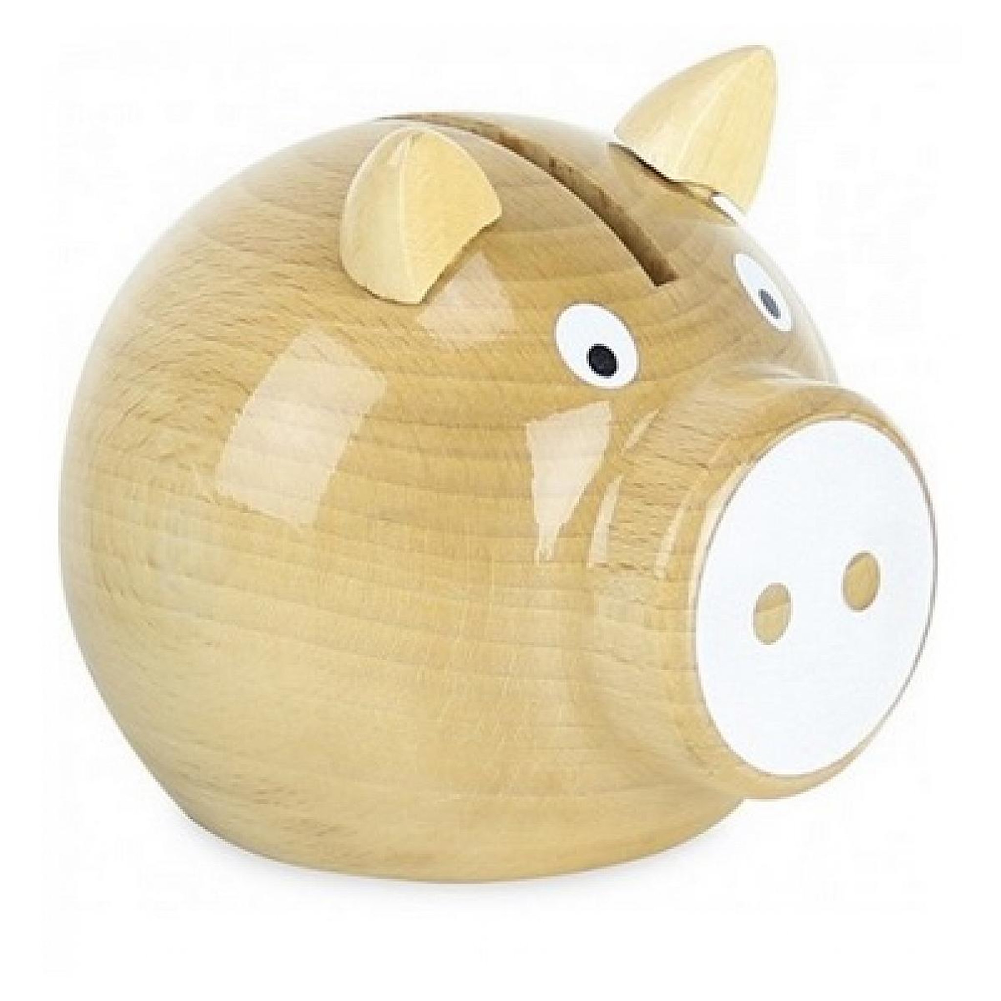 Vilac Tirelire cochon bois naturel