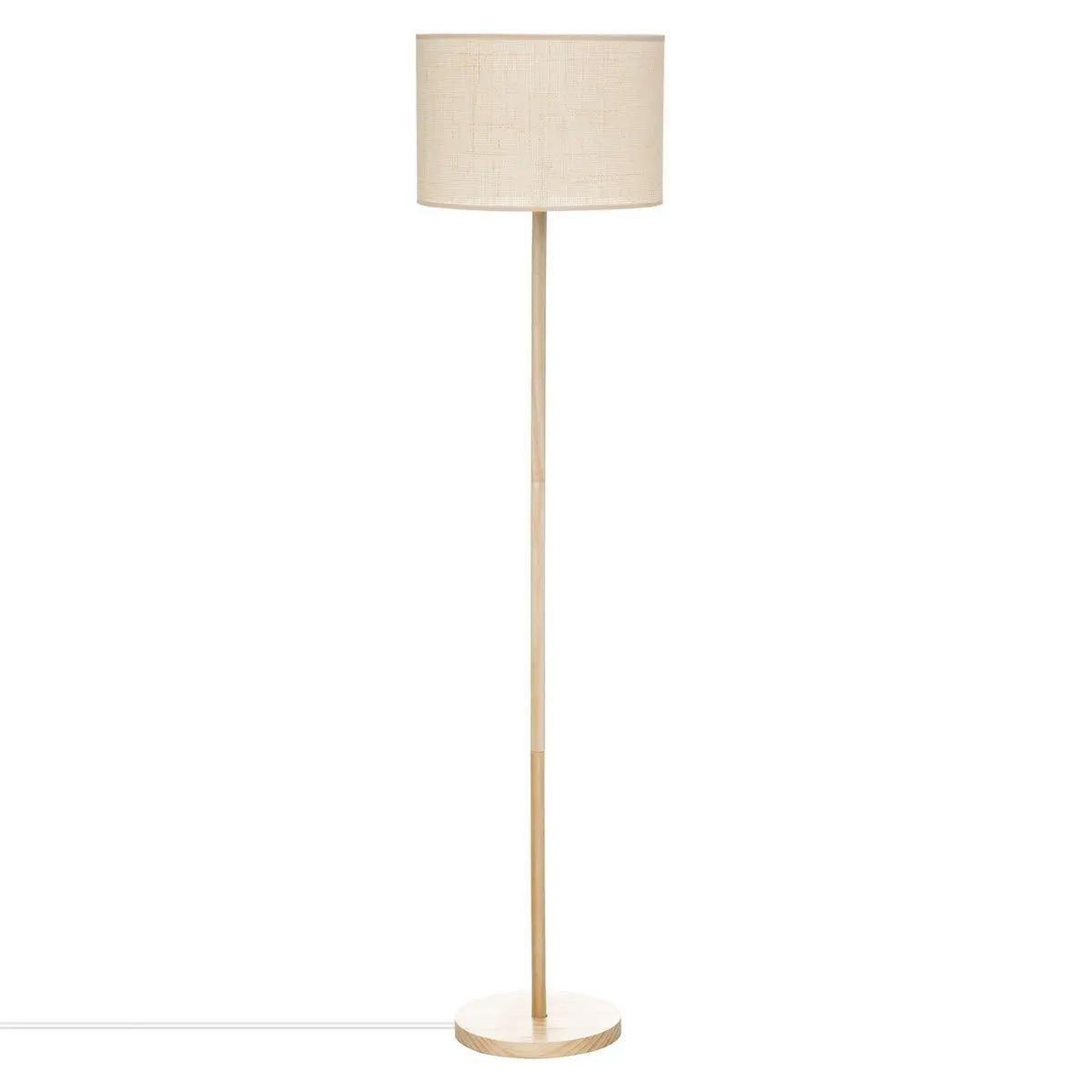 ATMOSPHERA Lampadaire design en bois  della  149cm beige