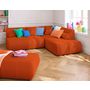 Voir la diapositive 2 : LISA DESIGN Onyx - pouf d'appoint - en tissu mailles 3d