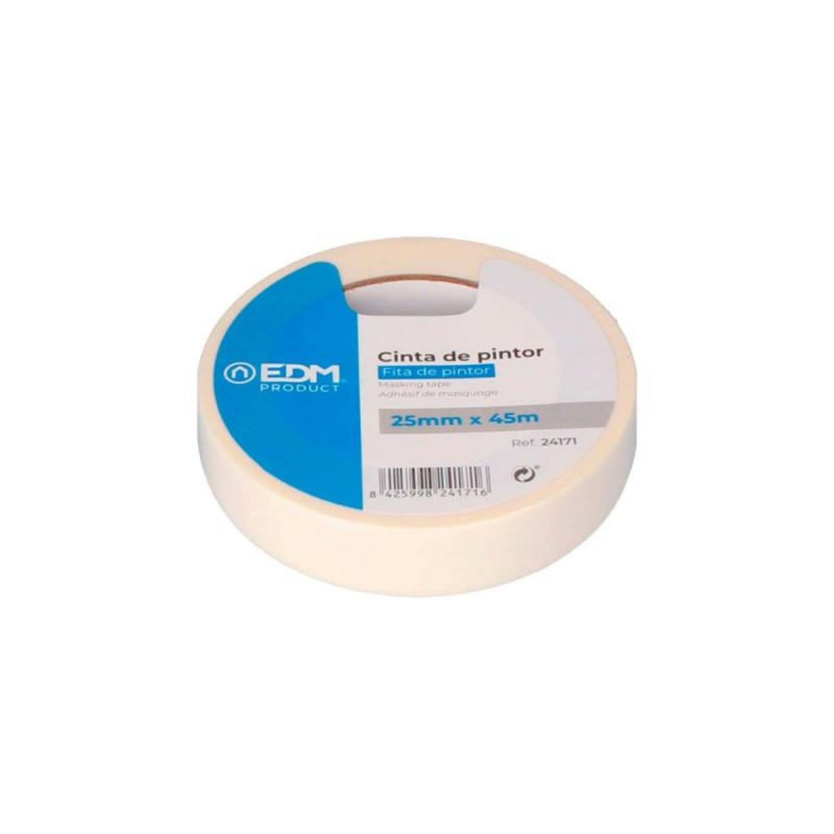 EDM Ruban de masquage EDM - pour peinture - 25mm - 45m - 24171