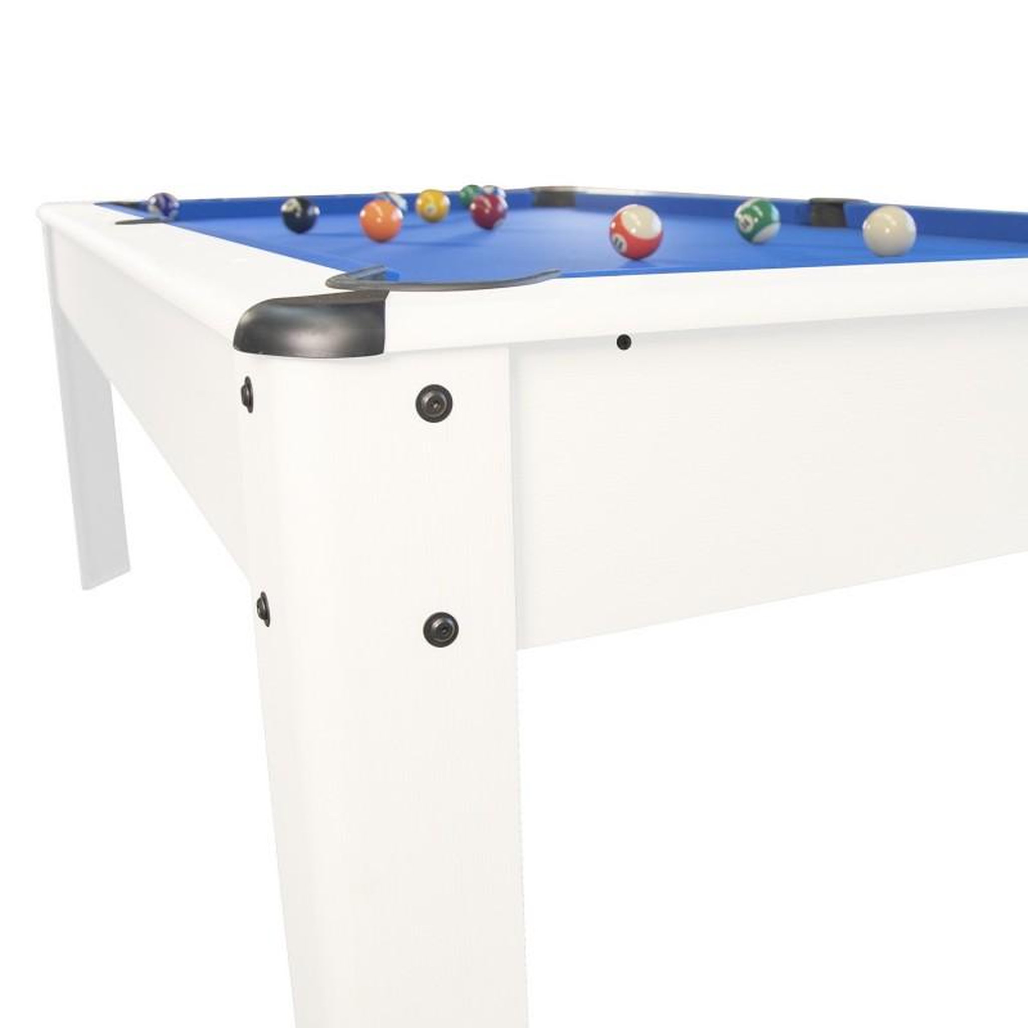 Voir la diapositive 4 : PLAY4FUN Billard Américain HARMONY 6Ft - 206,5 x 116,5 x 80 cm avec accessoires - Couleur Ivoire