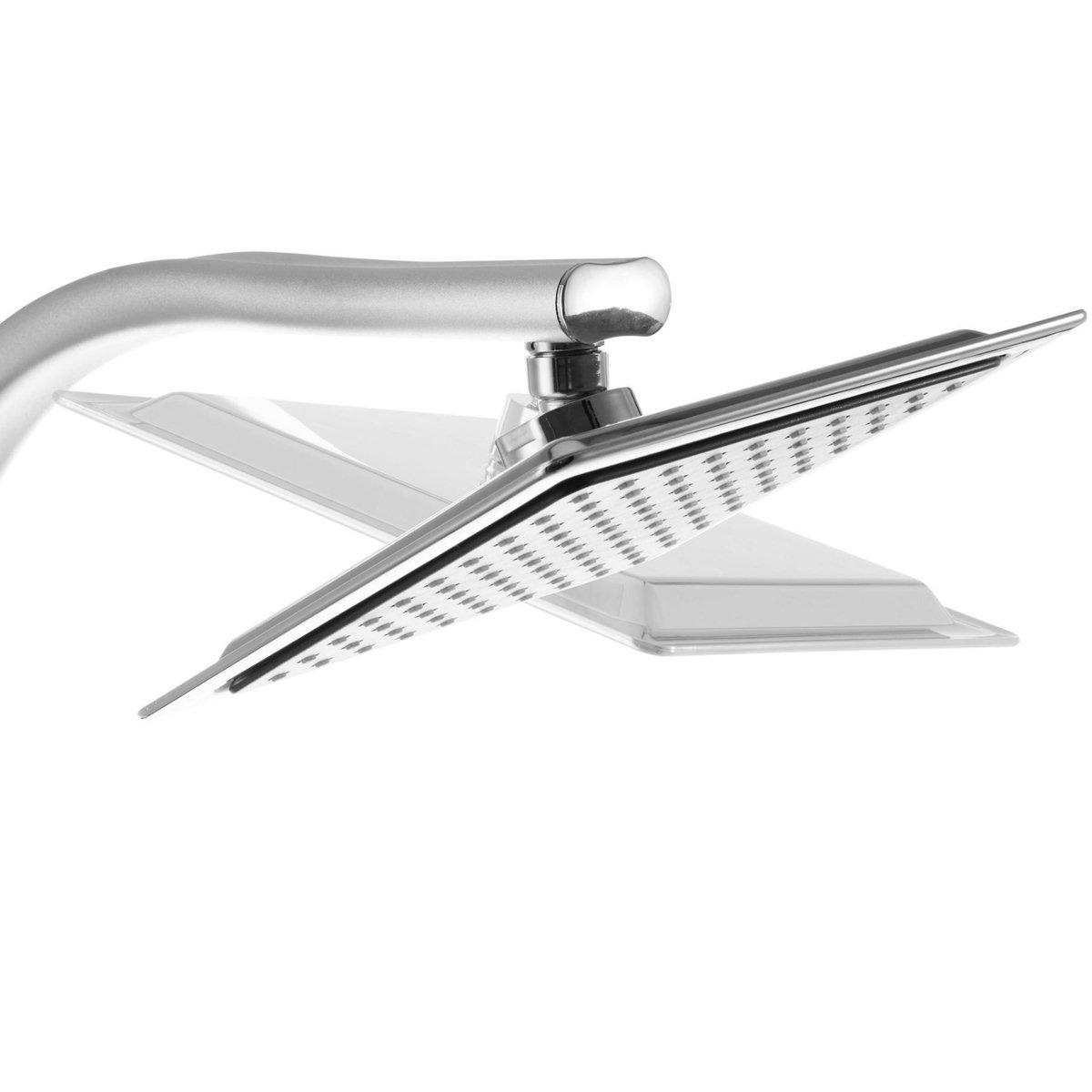 tectake Colonne de douche à effet pluie aspect chromé gris